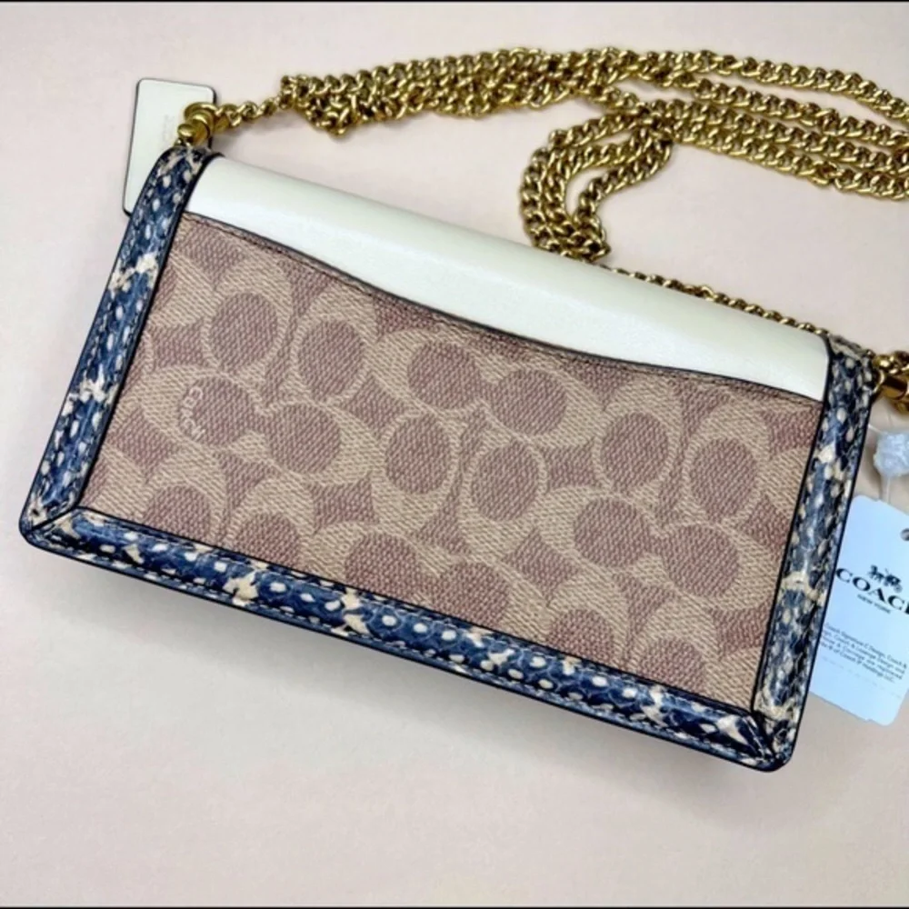 COACH Coated Canvas Signature Crossbody Bag NWT